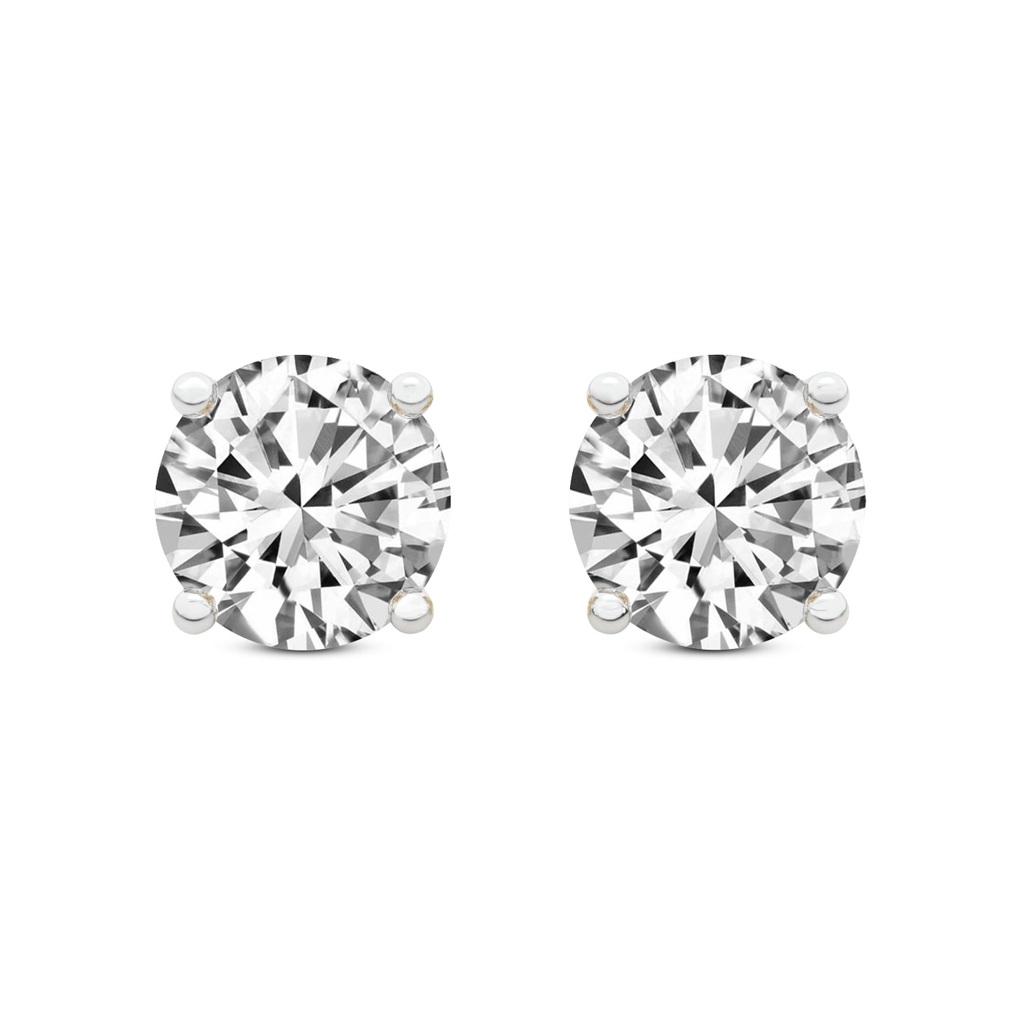 Classic 4 Prong Lab Grown Diamond Studs