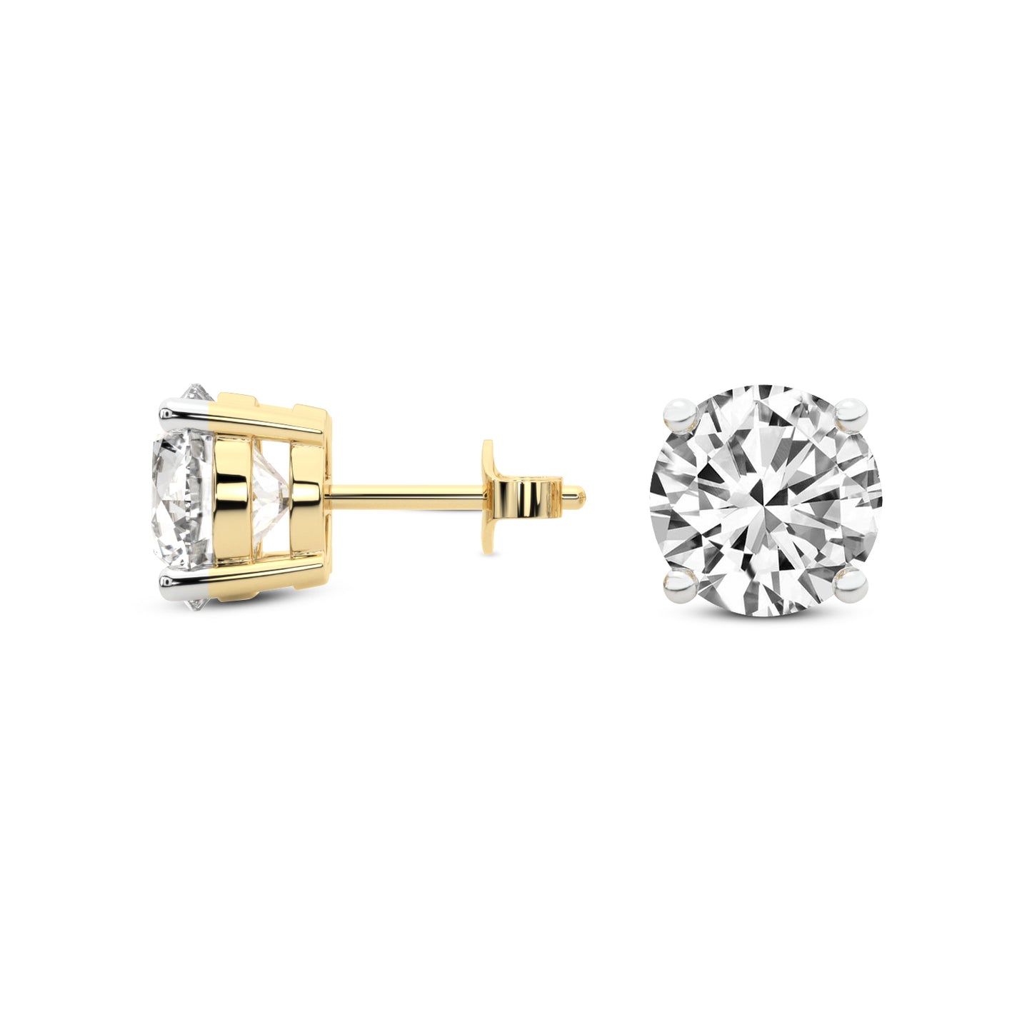 Classic 4 Prong Lab Grown Diamond Studs