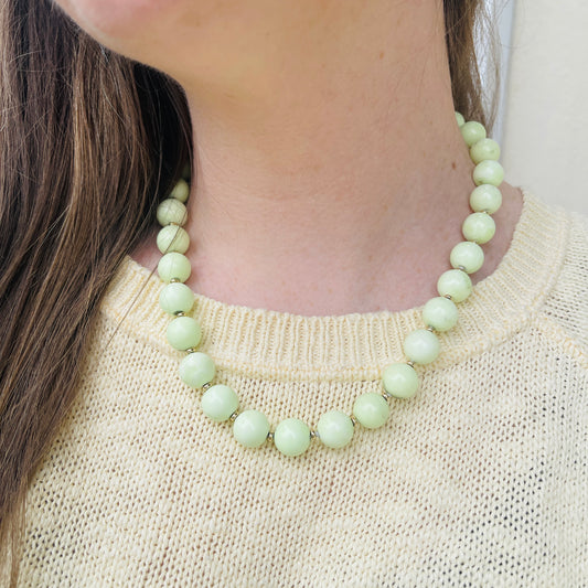 Limoncello Chrysoprase Necklace
