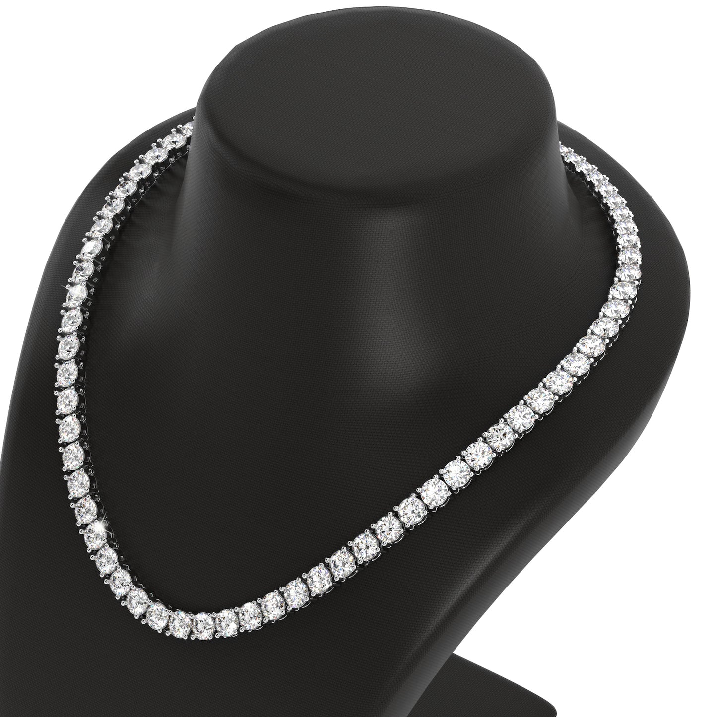 Classic Love All Lab Grown Diamond Tennis Necklace