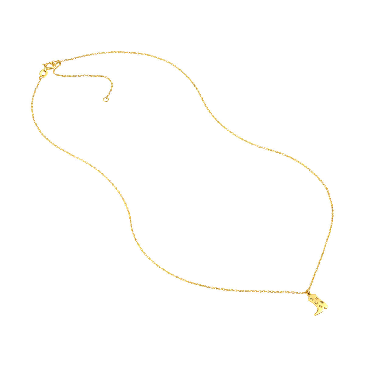 Cowboy Boot Necklace