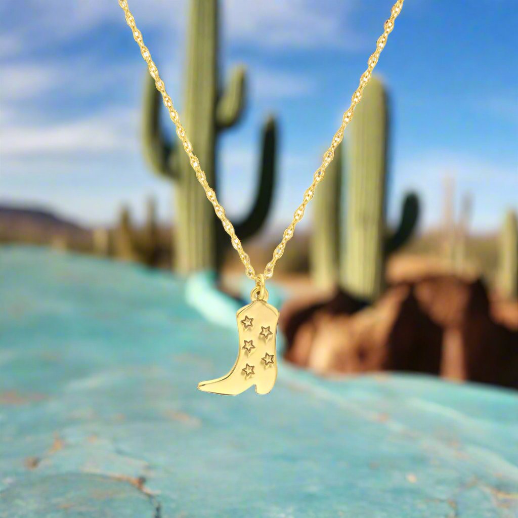 Cowboy Boot Necklace