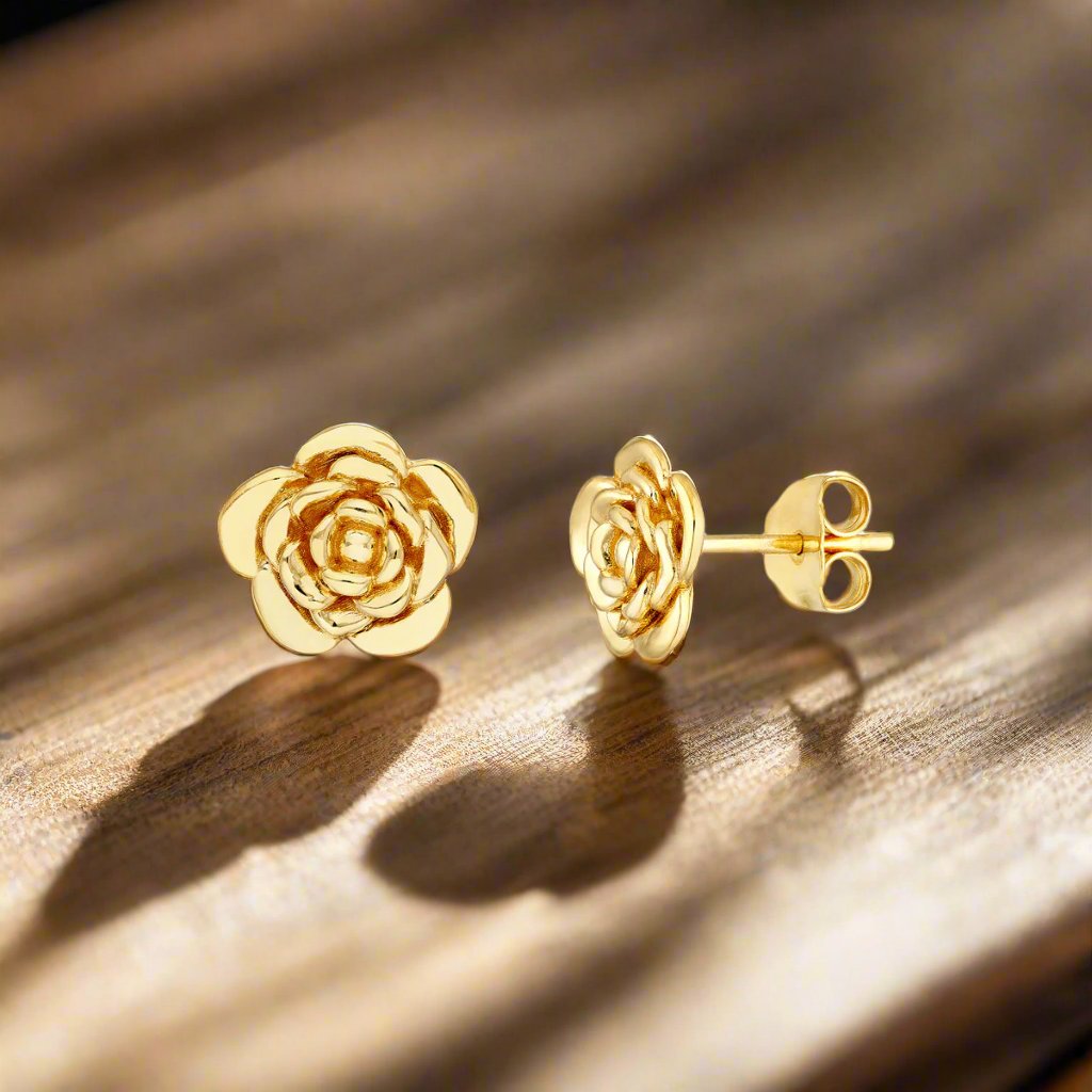 Rose Stud Earrings