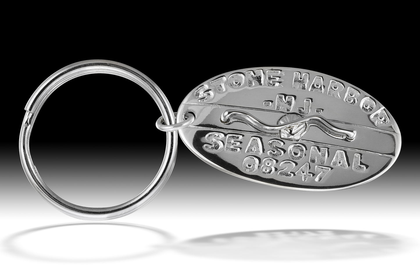Beach Tag Keychain