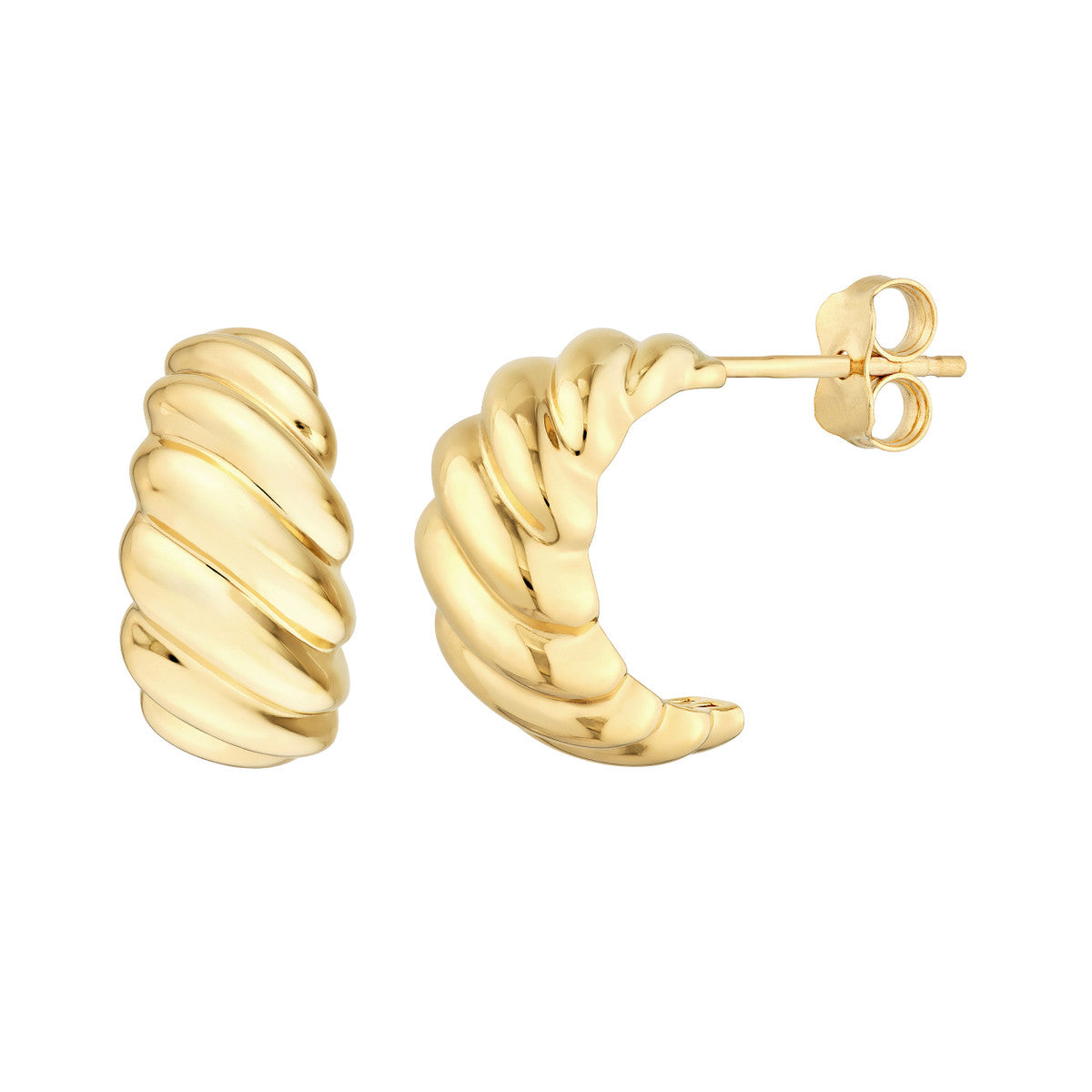 Croissant Stud Earrings