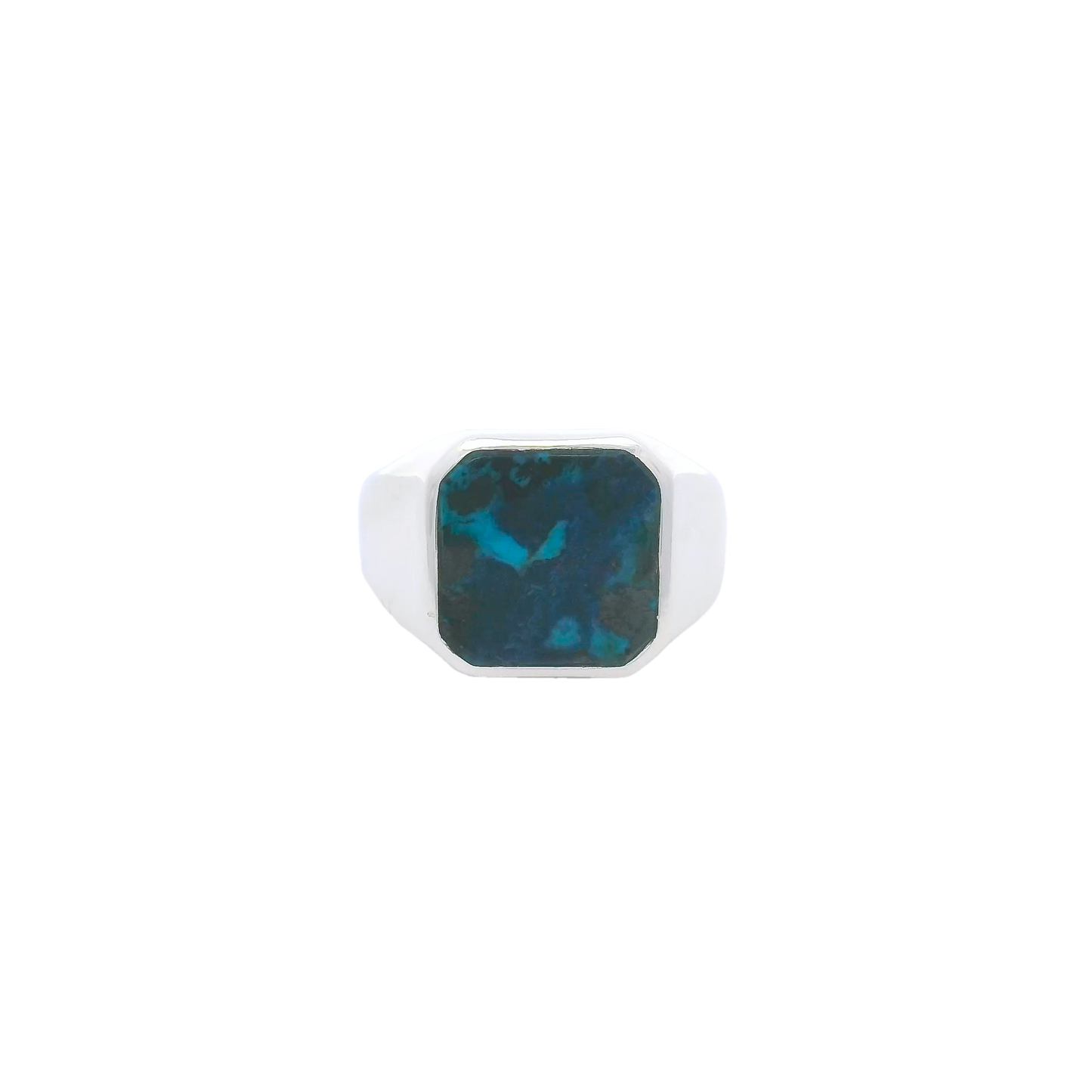 Sucin Chrysocolla Signet Ring