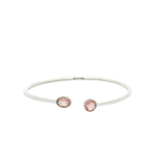 Something Sweet Rose Quartz Flexi Cuff