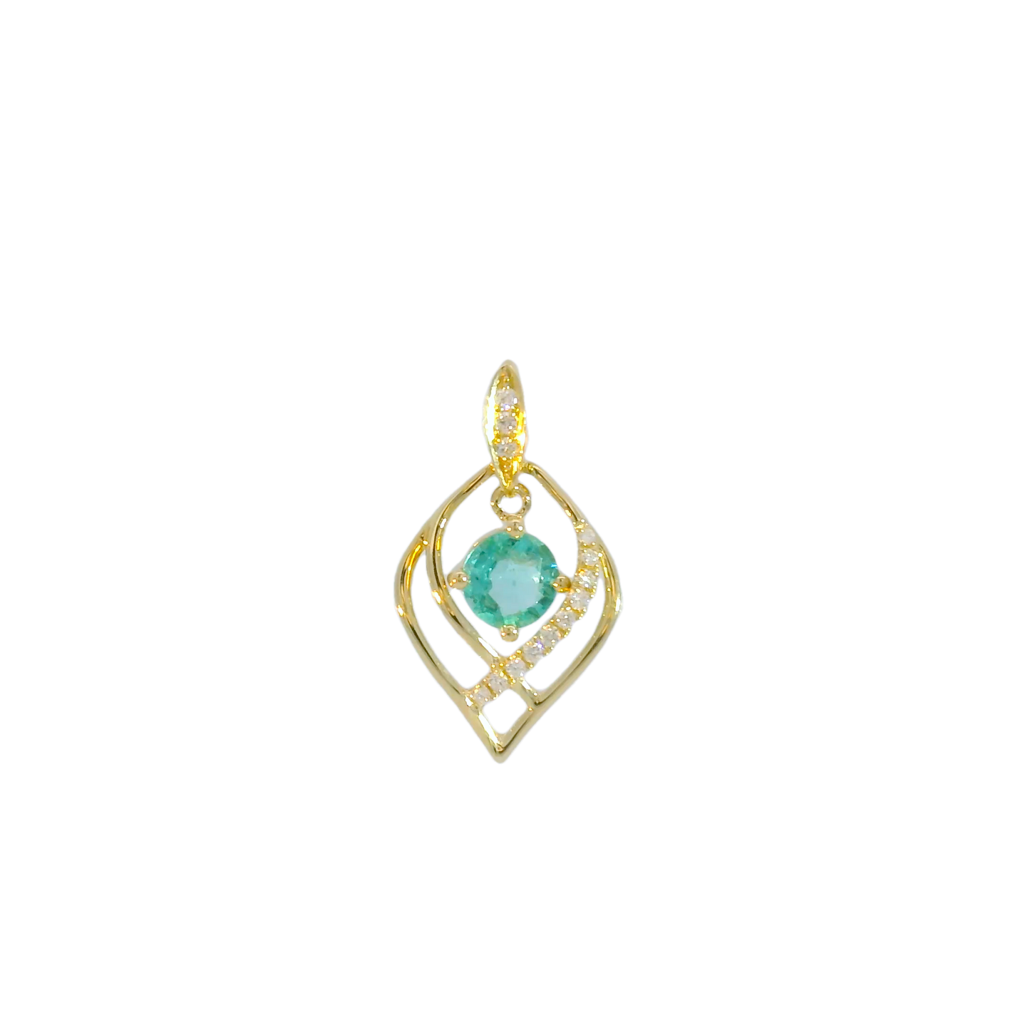 Amara Emerald & Diamond Necklace