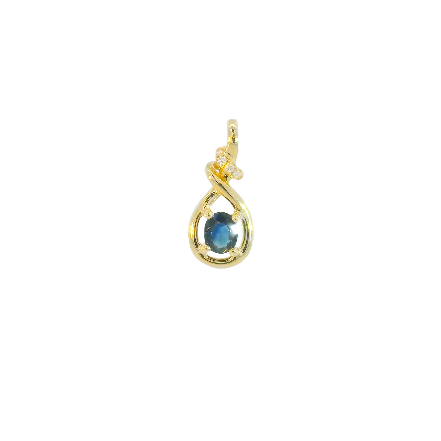 Libby Sapphire & Diamond Necklace