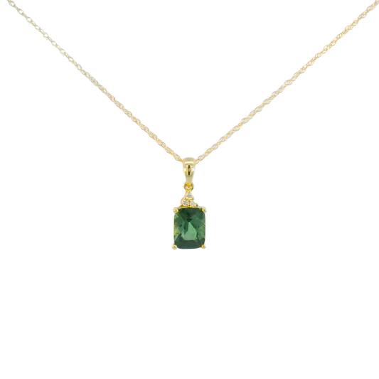 Alondra Tourmaline & Diamond Necklace