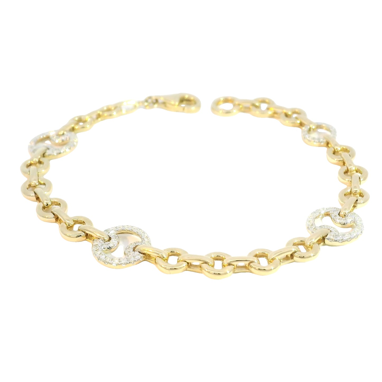Sigil Diamond Link Bracelet