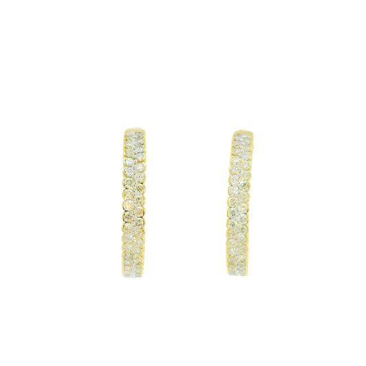 Carina Diamond Hoops