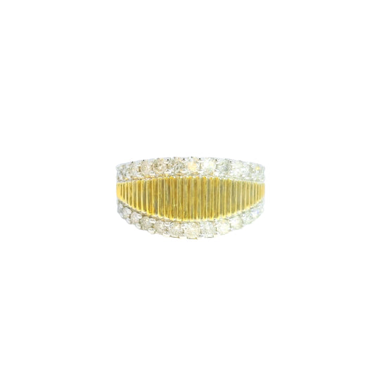 Therese Diamond Tapered Band