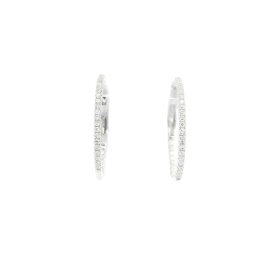 Essential Inside-Out 2/5 Carat Diamond Hoops