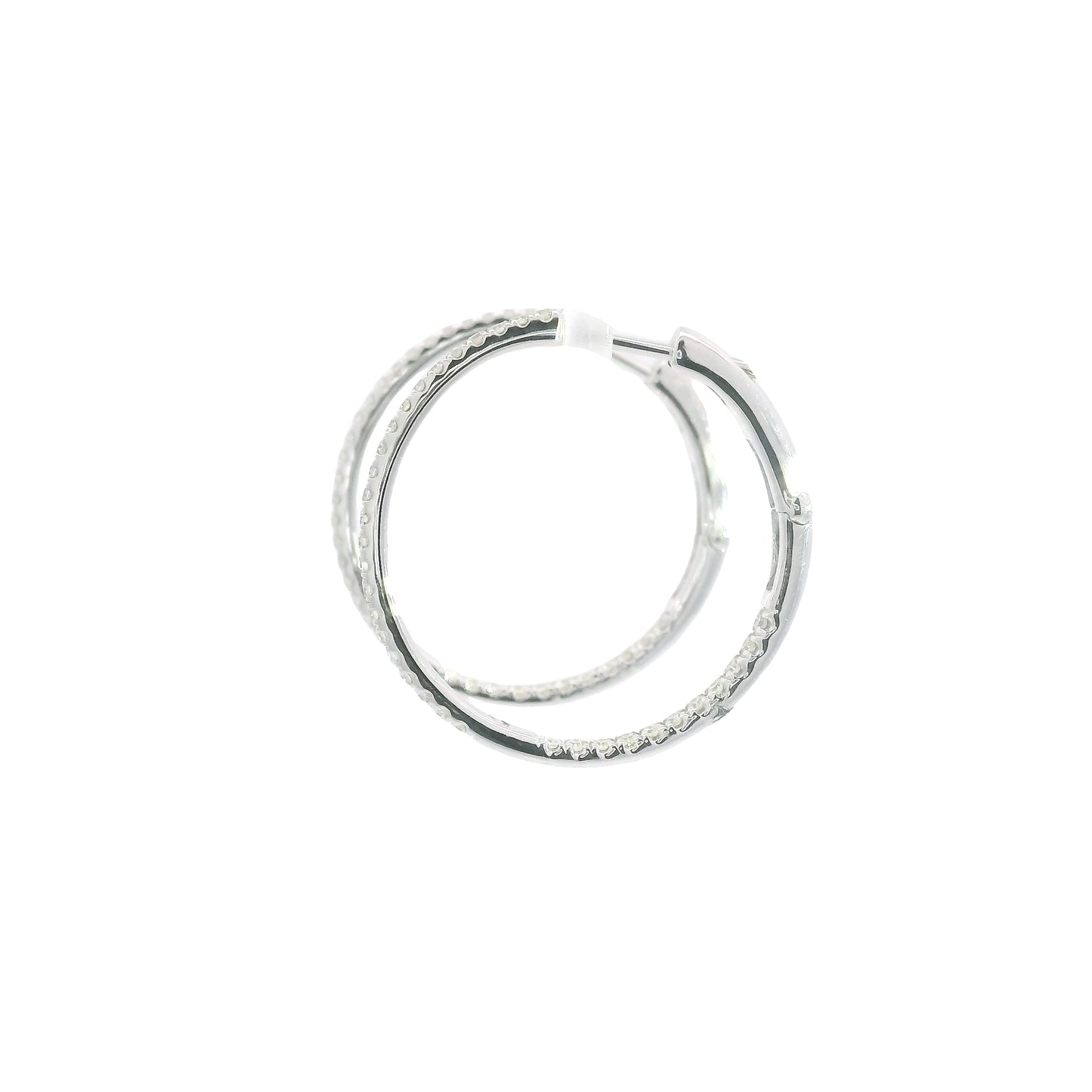 Essential Inside-Out 2/5 Carat Diamond Hoops