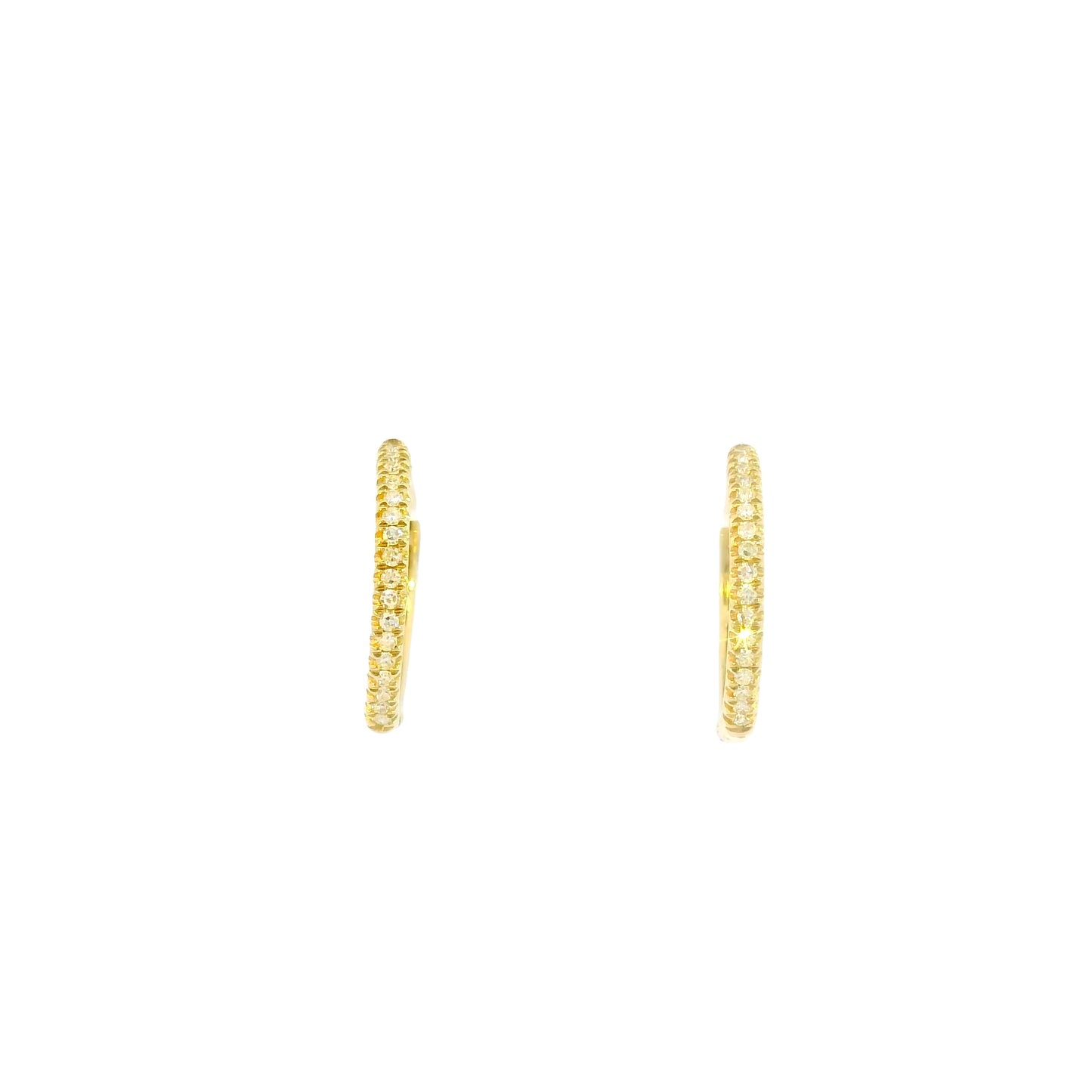 Essential 1/8 Carat Diamond Huggies