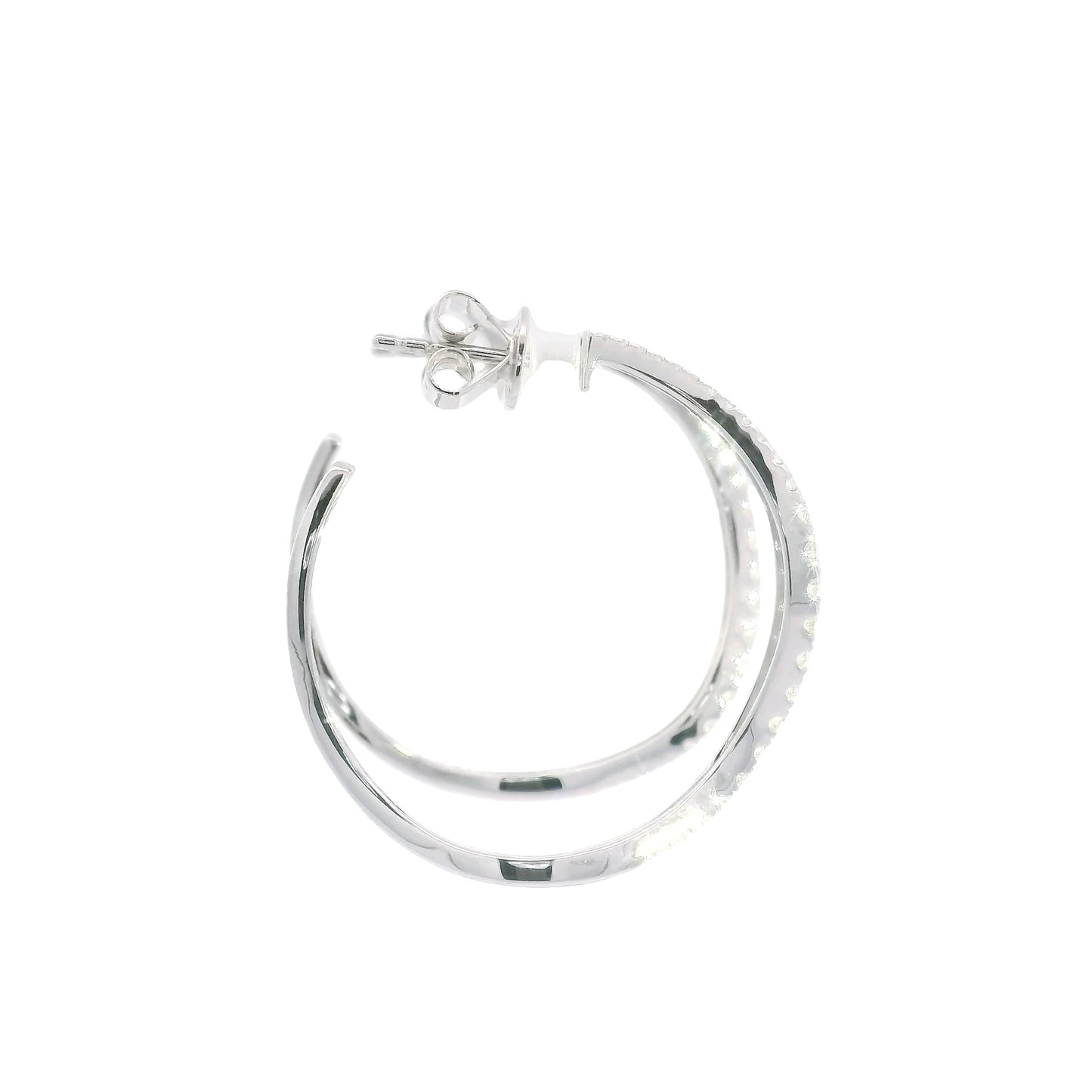 Bethany Diamond Hoops