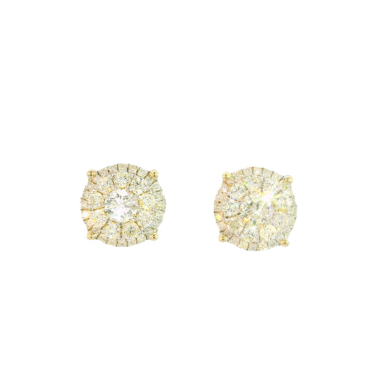 Lunaria Diamond Studs