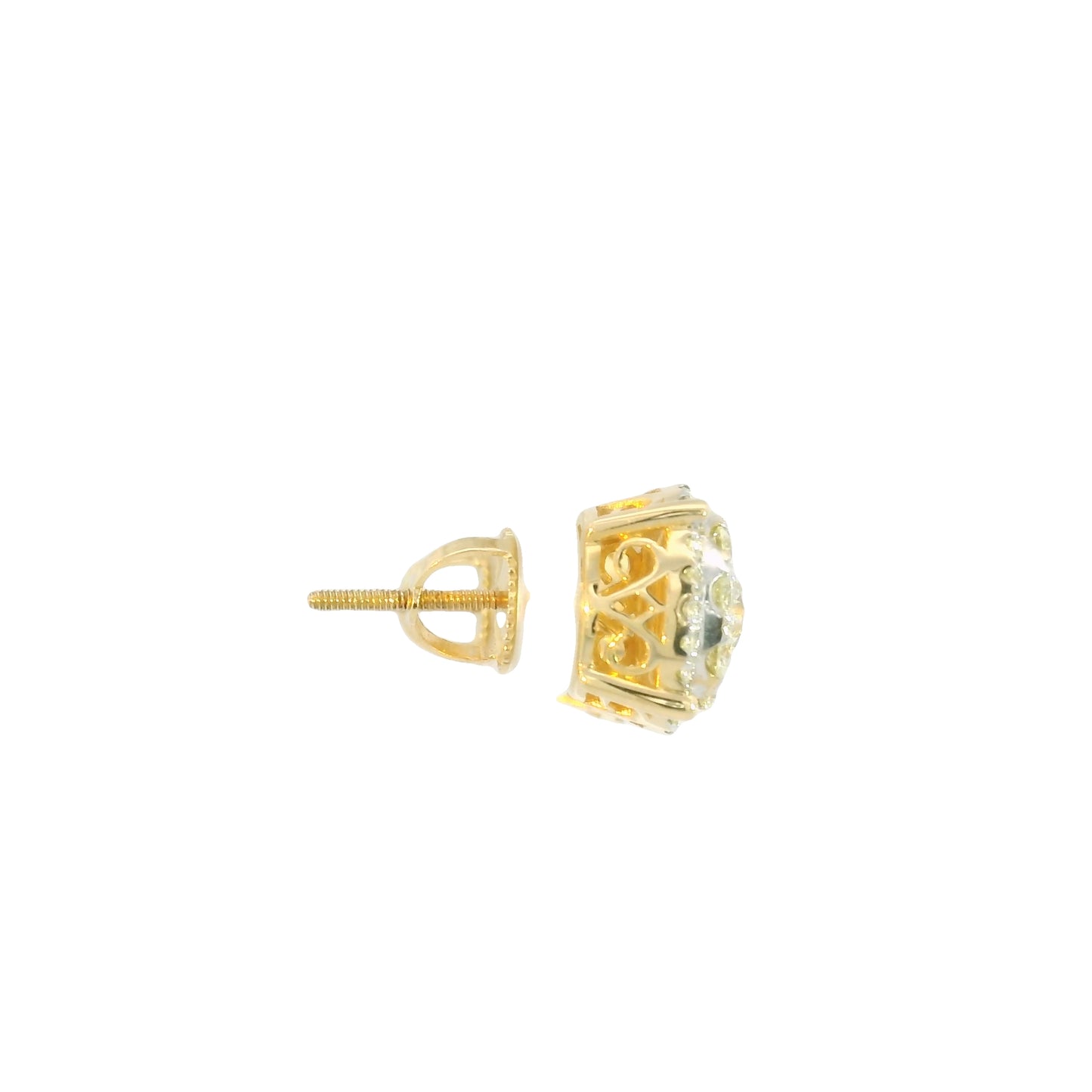 Lunaria Diamond Studs