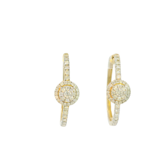Helene Diamond Hoops