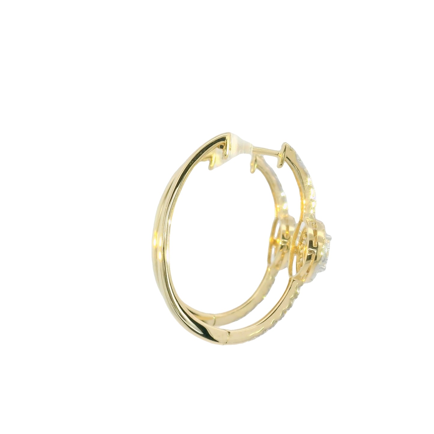 Helene Diamond Hoops