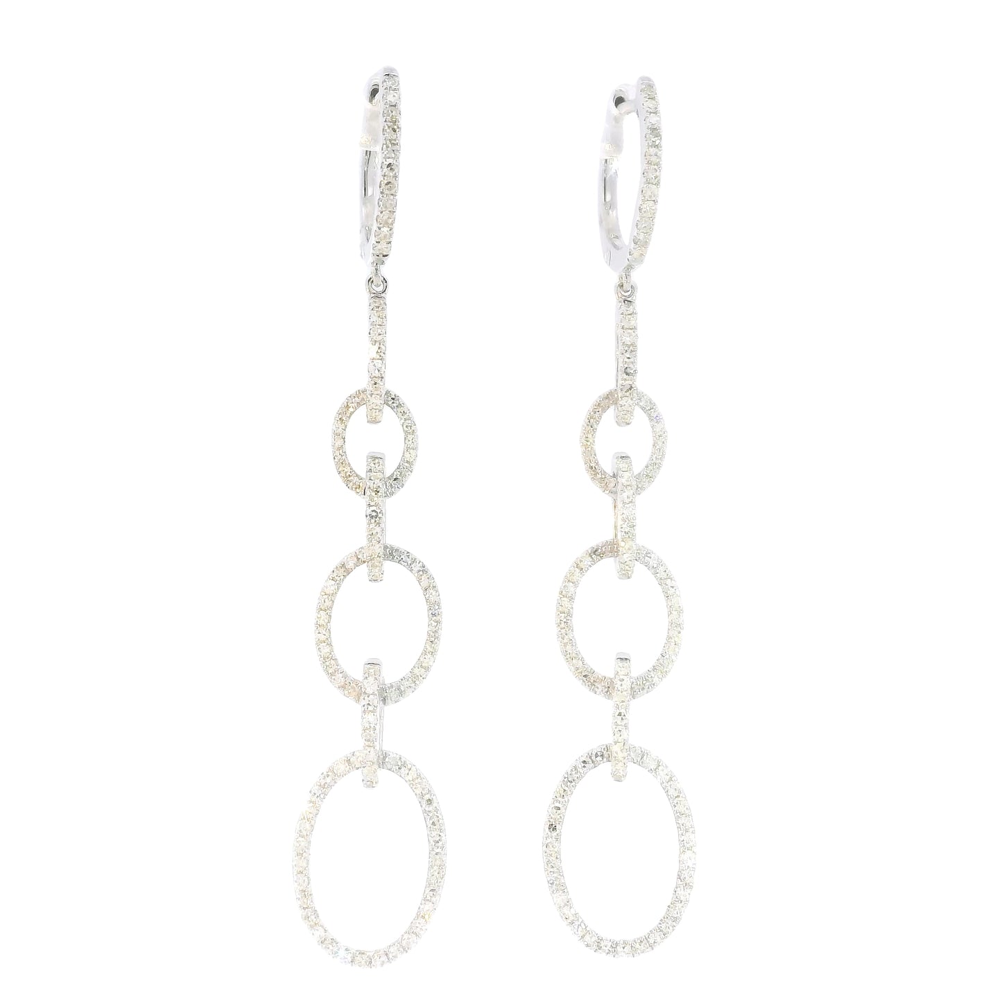 Genevieve Diamond Drop Earrings