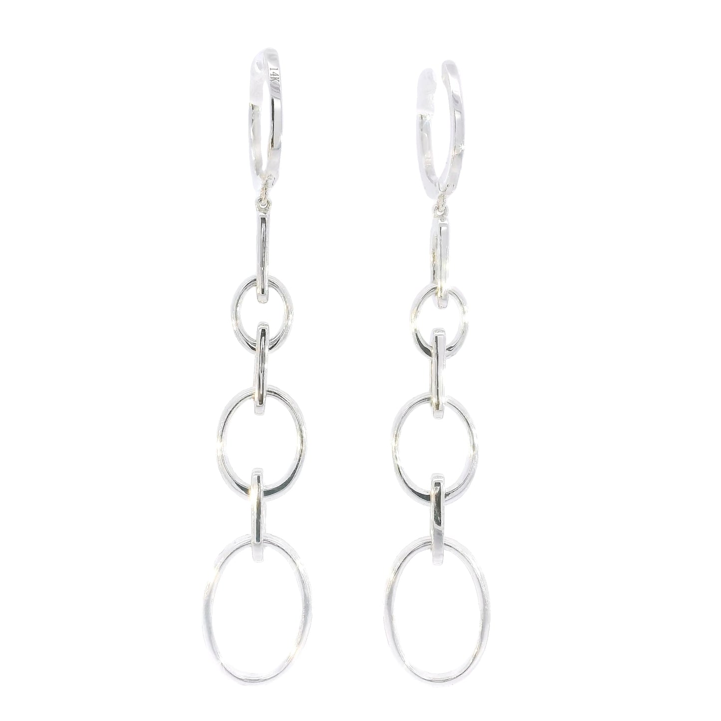 Genevieve Diamond Drop Earrings