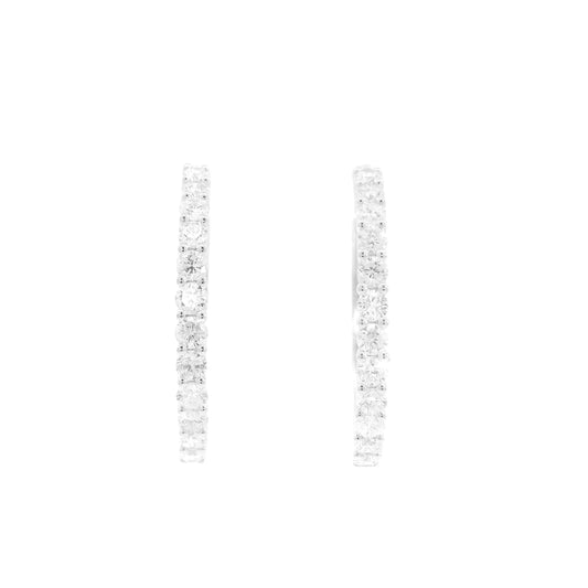 Clara Diamond Hoops