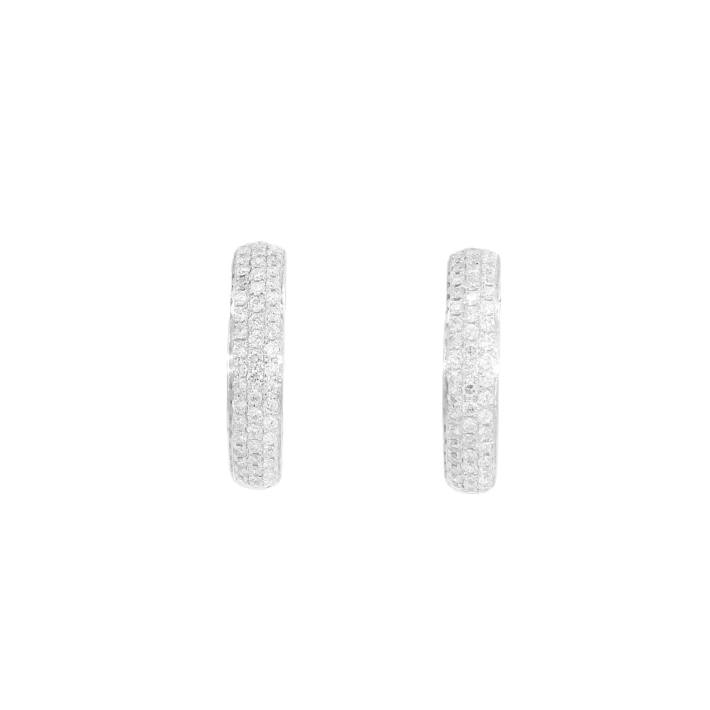 Thalia Diamond Hoops