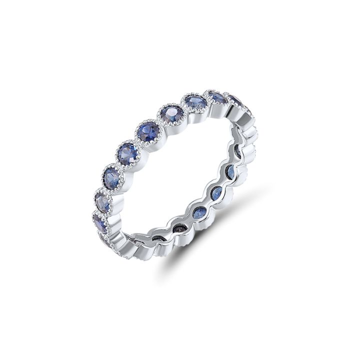 Sapphire Textured Bezel Band