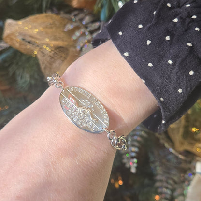 Beach Tag Link Bracelet