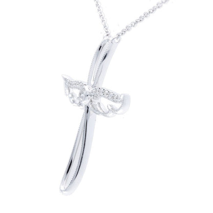 Angel Wings Cross Necklace