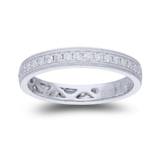 Diamond Textured Channel Band