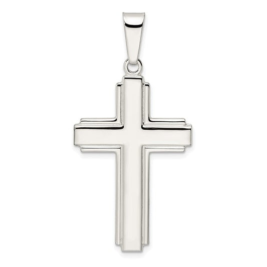 Sterling Silver Large Latin Cross