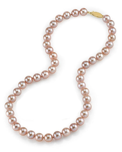 Classic Pink Freshwater Pearl Necklace
