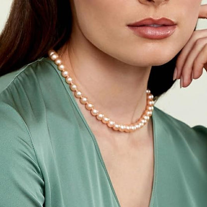 Bold Cream Freshwater Pearl Necklace