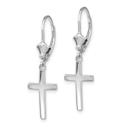 Dainty Dangle Cross Earrings