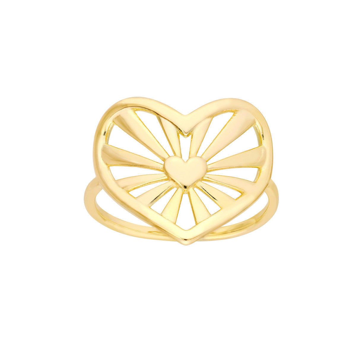 Radiant Heart Ring