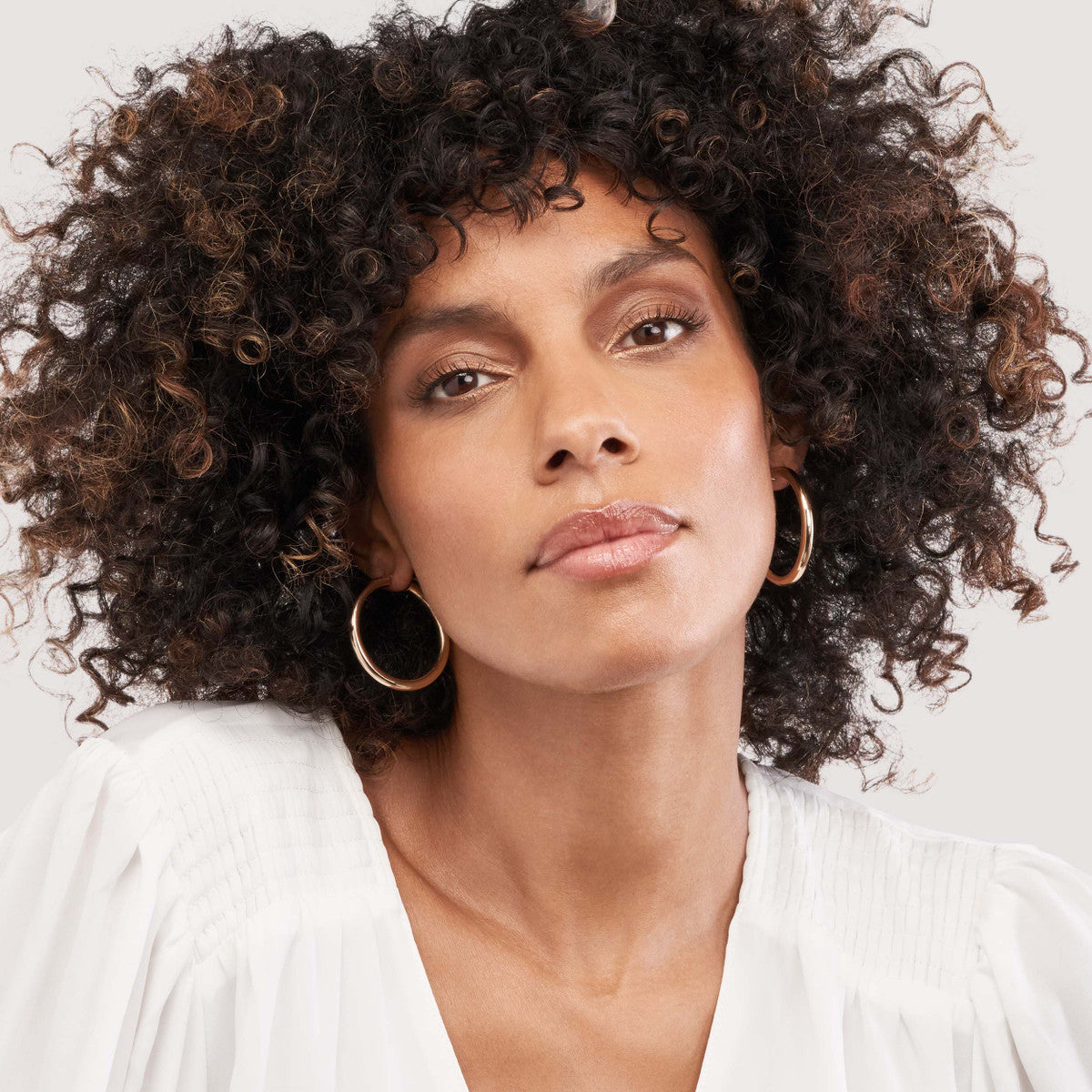 Melanie XL Gold Hoops