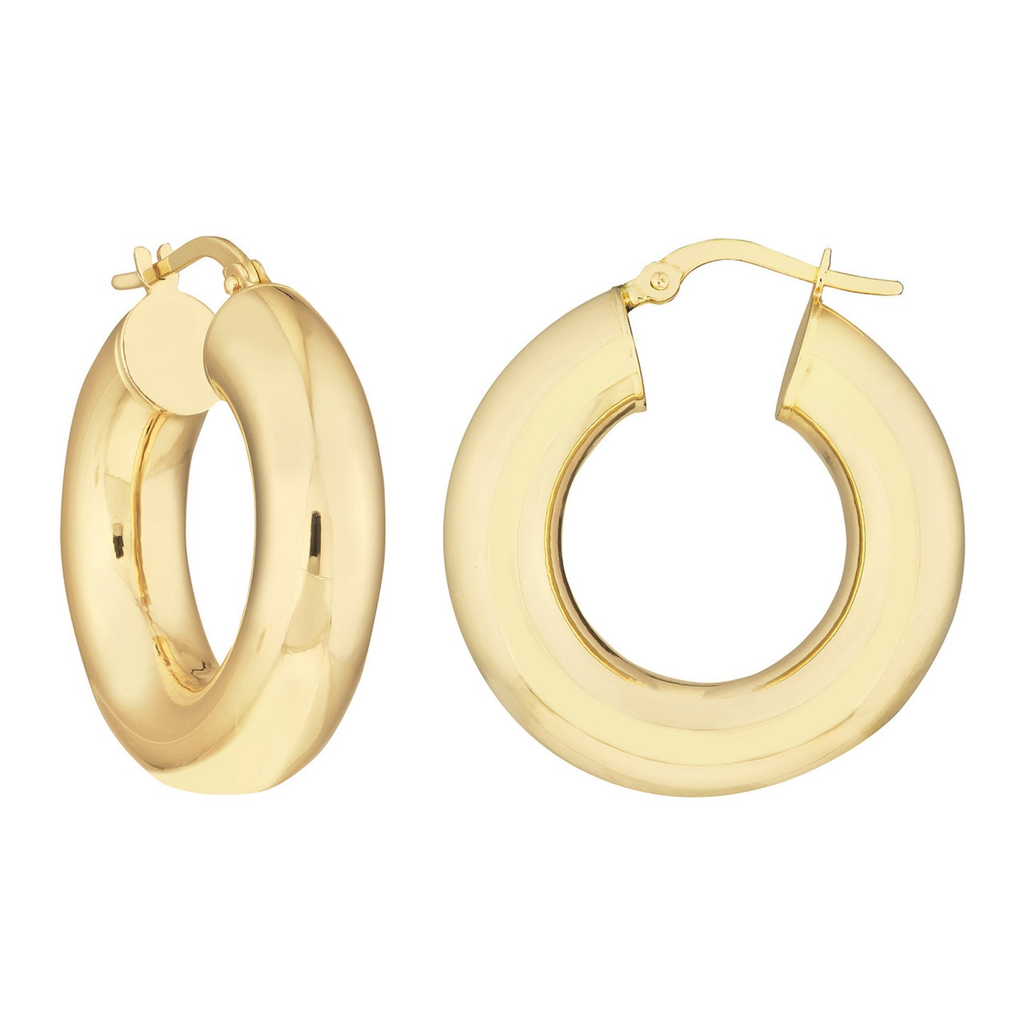 Elsie Yellow Gold Hoops