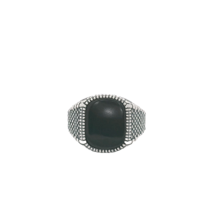 Enfield Onyx Signet Ring