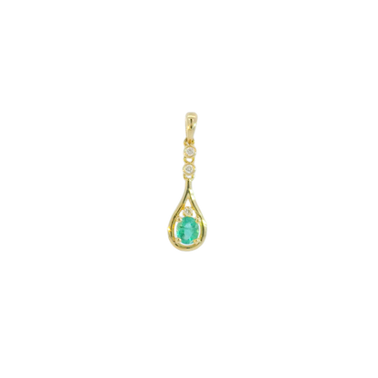 Maggi Emerald & Diamond Necklace