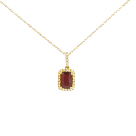Rowen Ruby & Diamond Necklace