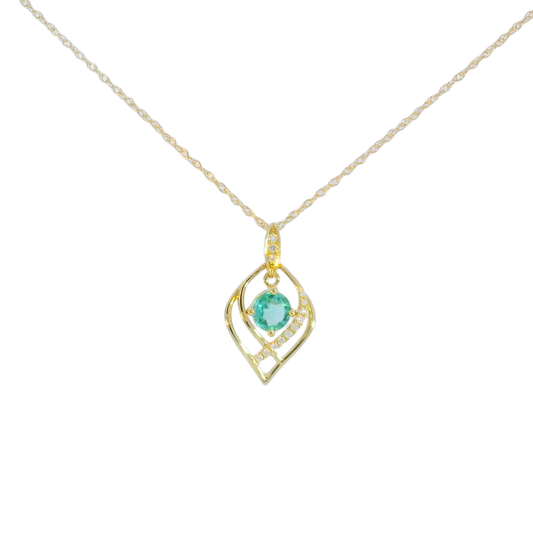 Amara Emerald & Diamond Necklace