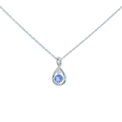 Kelsey Tanzanite & Diamond Necklace