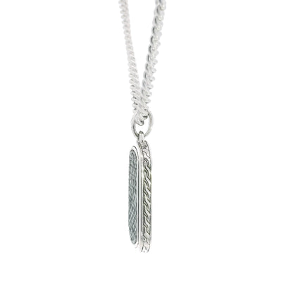 Morrison Sapphire Tag Necklace