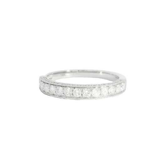 Ariana Three-Sided Diamond Band