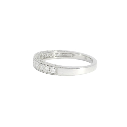 Ariana Three-Sided Diamond Band