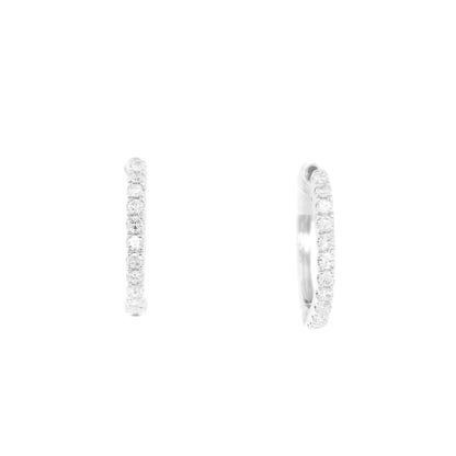 Essential 1/4 Carat Diamond Huggies