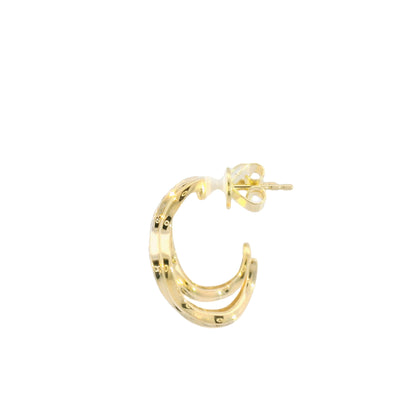 Helia Diamond Wave Hoops